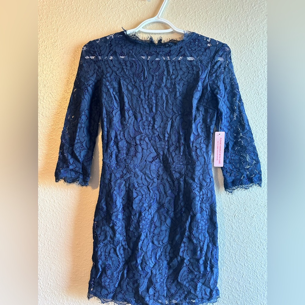 Vici blue lace dress